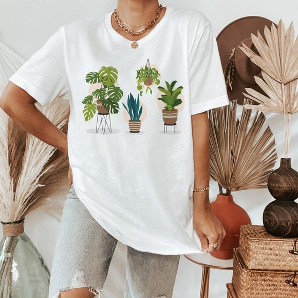 Plants Plants Plants White T shirt - Picture 3 of 5